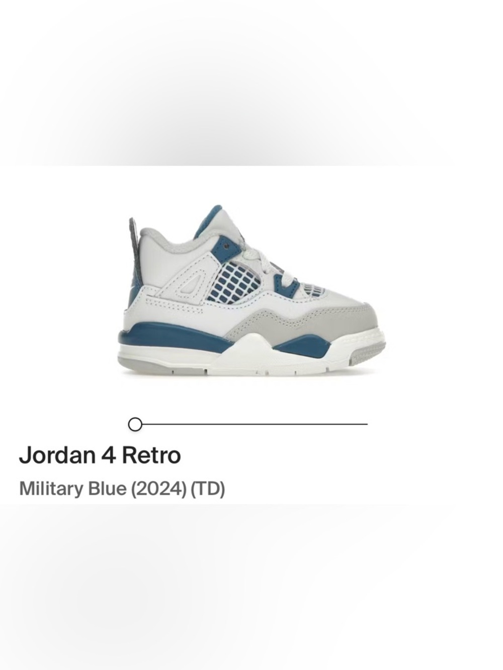 Nike Toddler Jordan 4 Retro Sneakers
